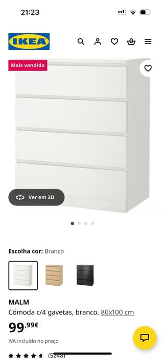 Cómodas Malm Ikea