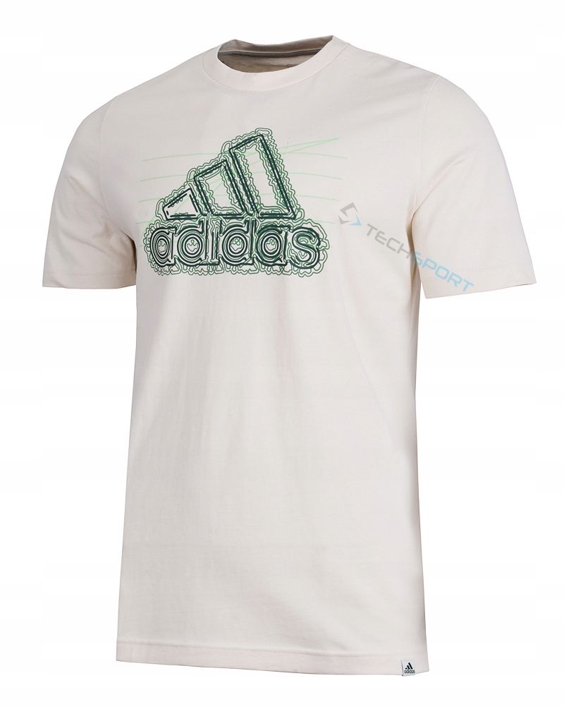Adidas Wygodna Koszulka T-shirt Bawełniana Growth Badge M
