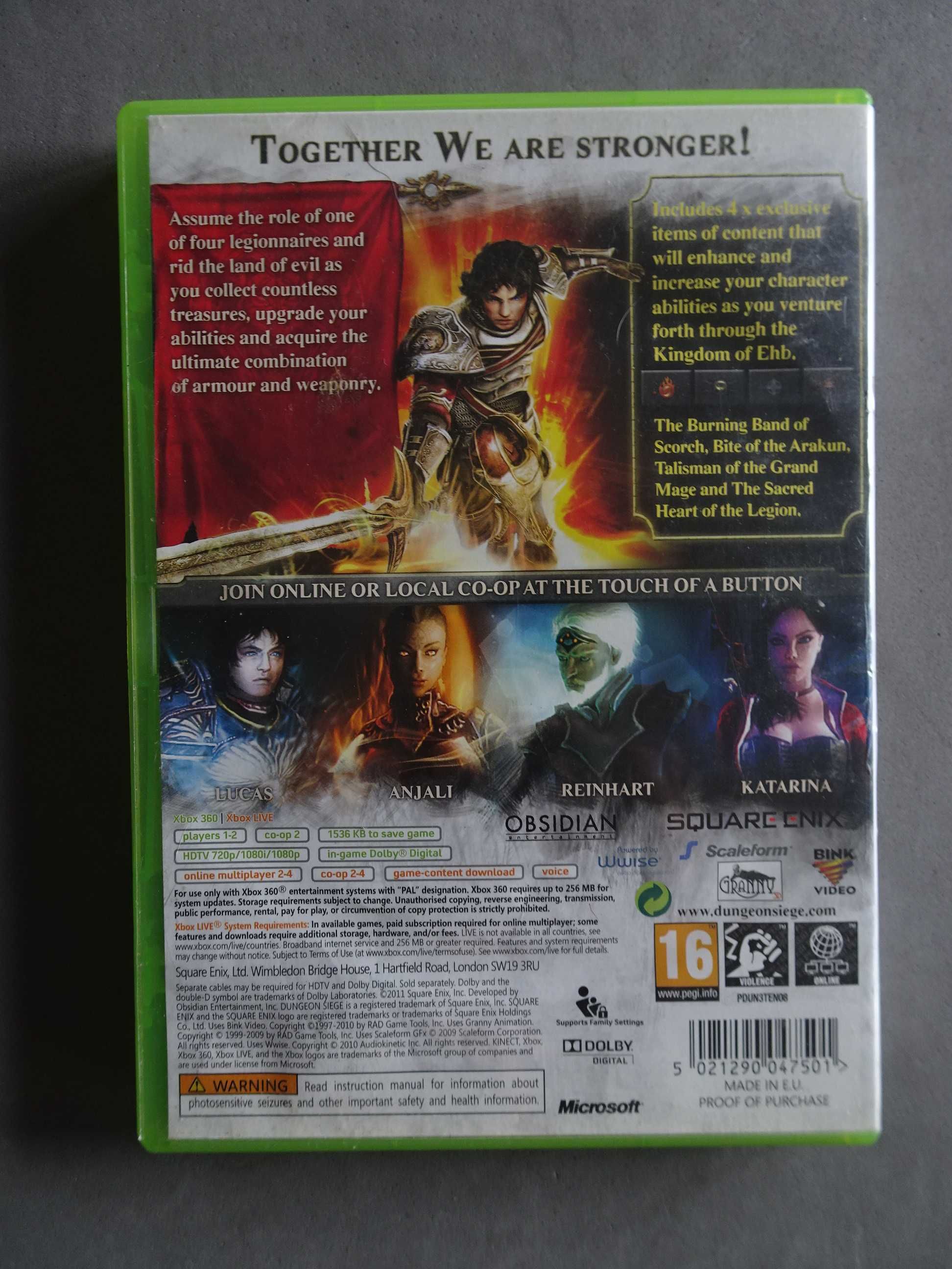 Jogo X-Box 360 Xbox - Dungeon Siege III