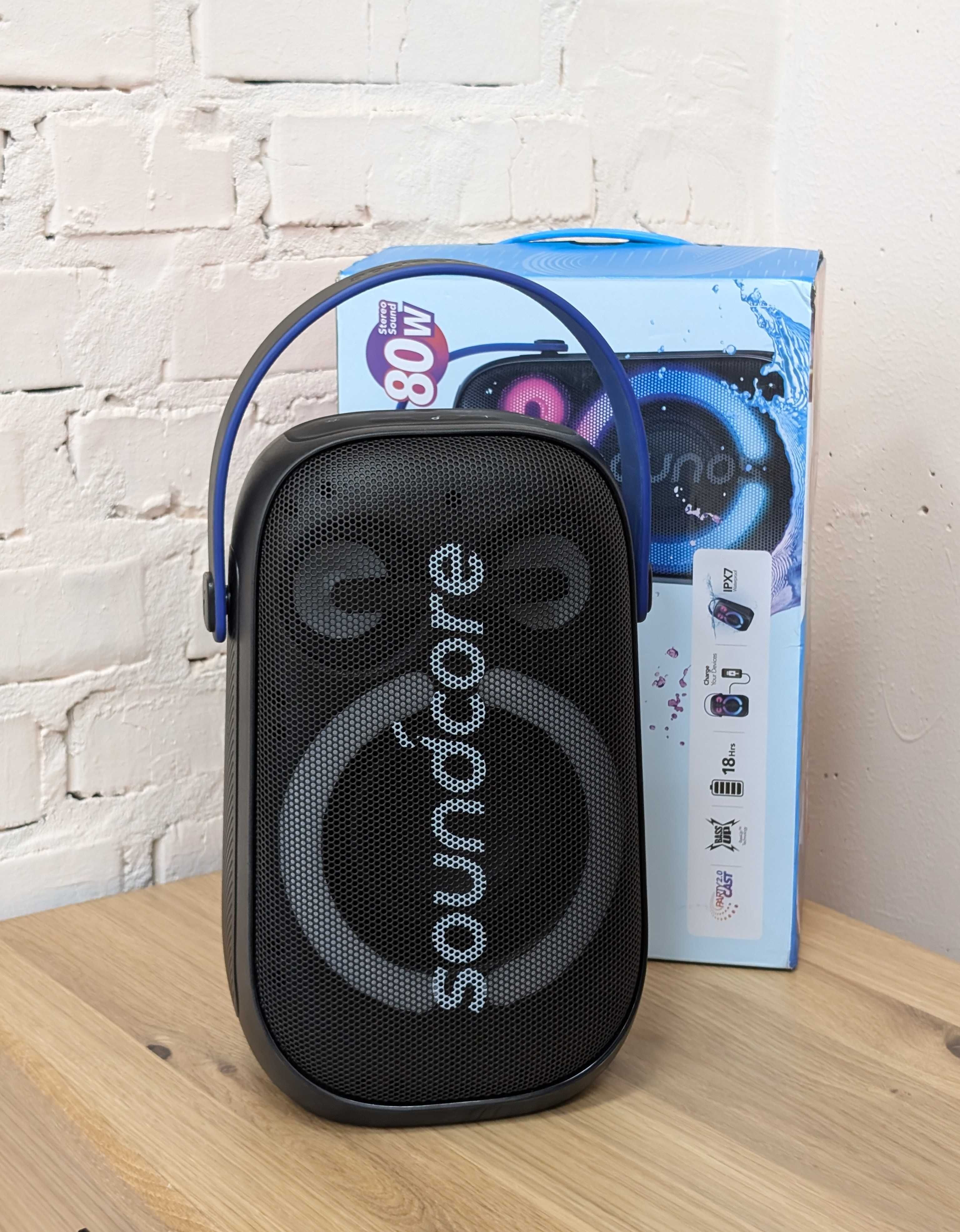 Портативна Bluetooth колонка Anker Soundcore Rave Neo 2 80W LED