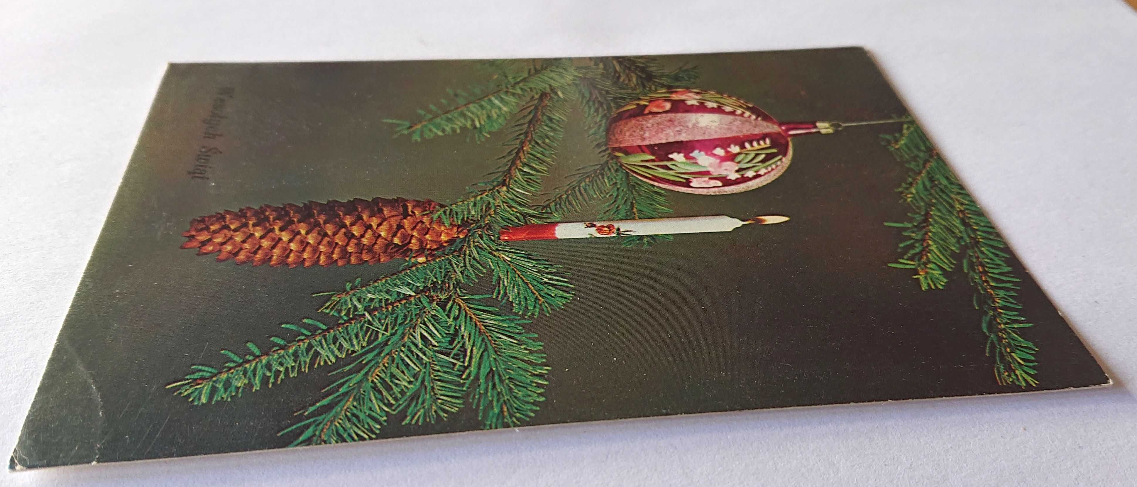 Kartka pocztowa - Wesołych Świąt - KAW RUCH - czysta - 1981 r. - Nr 16