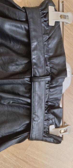 Штани єко шкіра на резинці