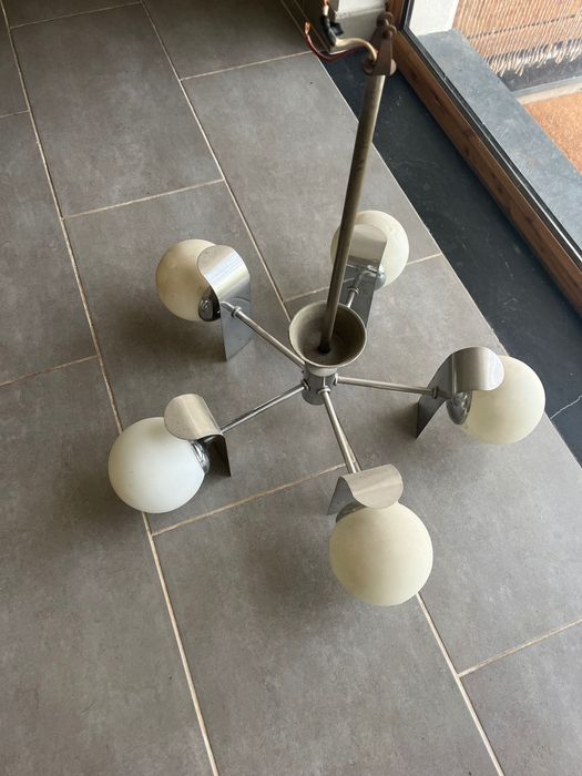 Mid century metal ceiling lamp