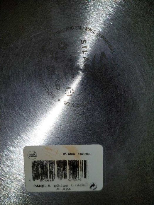 Panela SILAMPOS PLAZA 24 cm diam, tampa e pegas silicone INDUÇAO NOVA