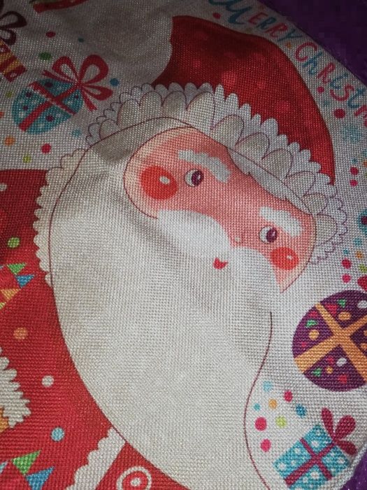 Декоративная наволочка с молнией Merry Christmas