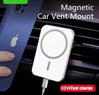 Suporte magnético para carro / automóvel com Magsafe para iPhone