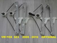 VW Fox Podnośnik Mechanizm Szyby Przód Prawy Ręczny na korbkę [3a]