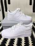 Biały|Sportowe-Męskie Nike AirForce1 UnisexTrampki.46