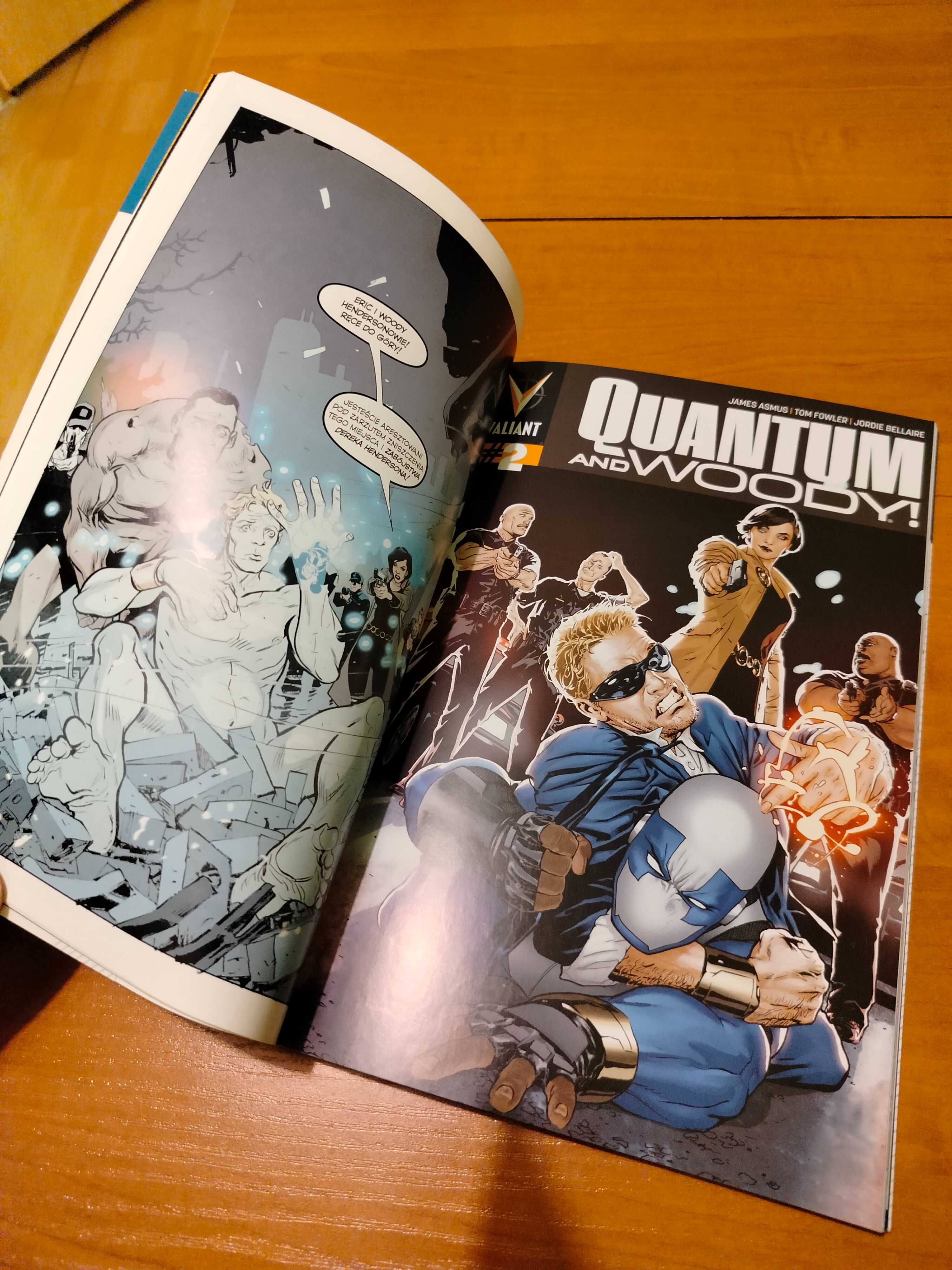 Komiks Valiant Quantum and Woody wydanie polskie