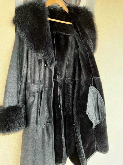 Дублёнка женская, р. 42 Дублянка жіноча овчина + тоскана