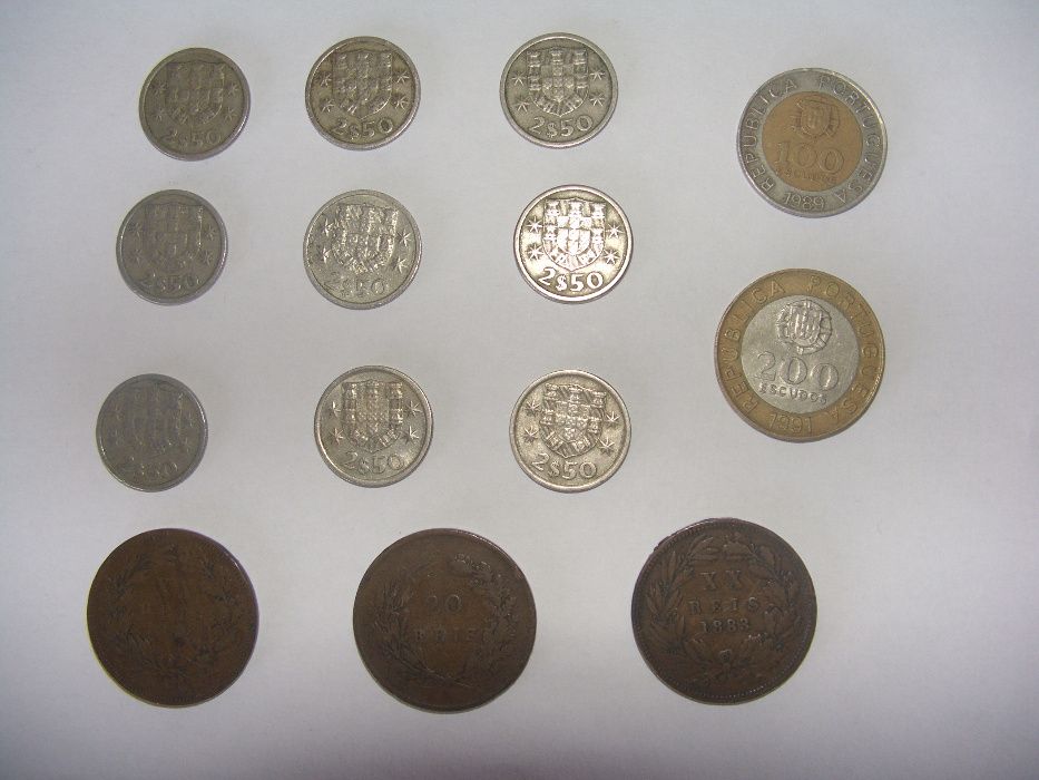 14 moedas do Portugal