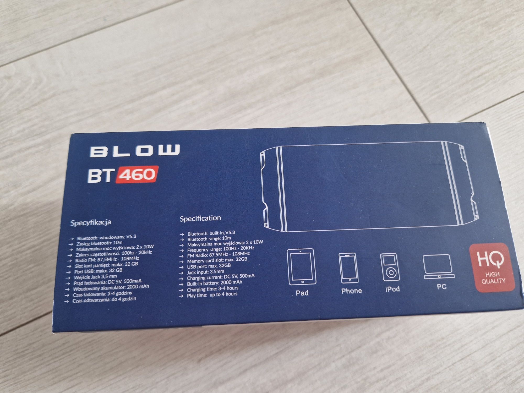 Nowy Głośnik bezprzewodowy bluetooth BLOW