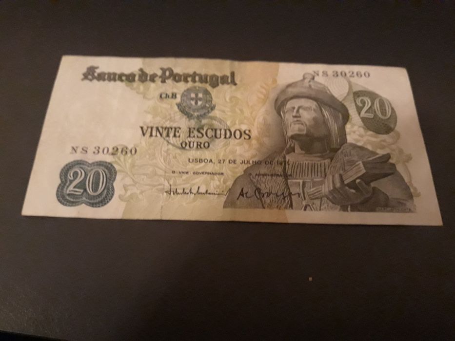Nota de 20 escudos