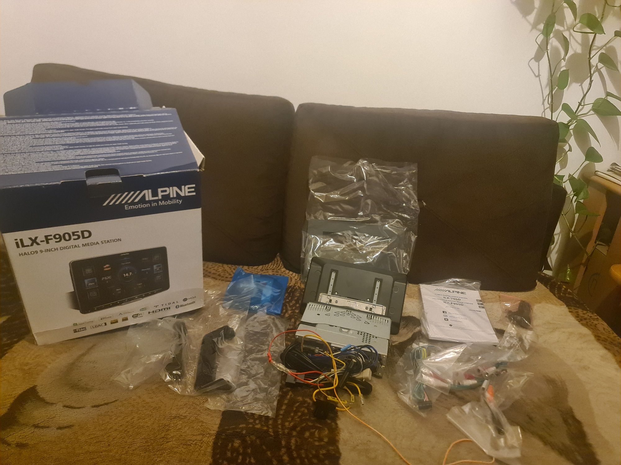 Radio ALPINE ilx f905D Nowe najwyższy model Bluetooth CarPlay Android