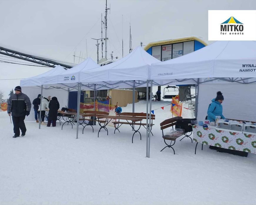 Wynajem namiotów ekspresowych Mitko – rozstaw w 60 sekund!