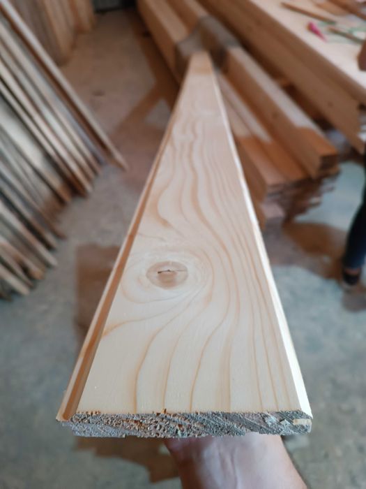 Дерев'яна вагонка, імітація бруса, підлога