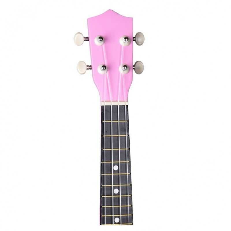 Ukulele sopranowe różowe NN UK 01 PINK + gratisy pokrowiec kostki