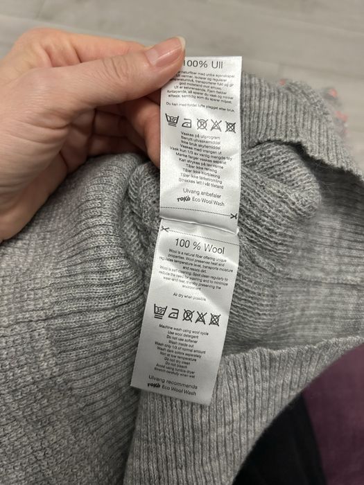 100% welna sweterek Norweski Xs