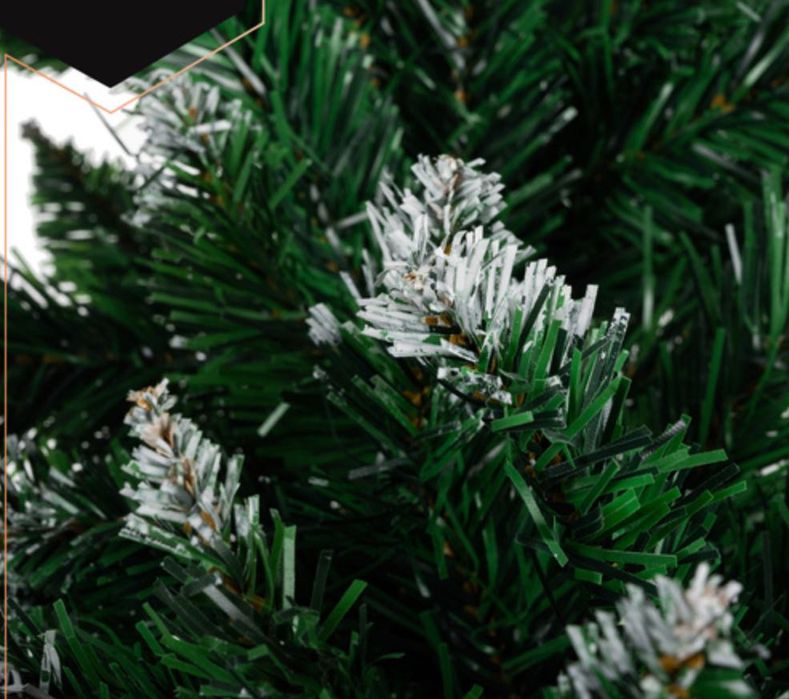 Gęsta girlanda choinkowa ośnieżona 270 cm PREMIUM – idealna na święta!