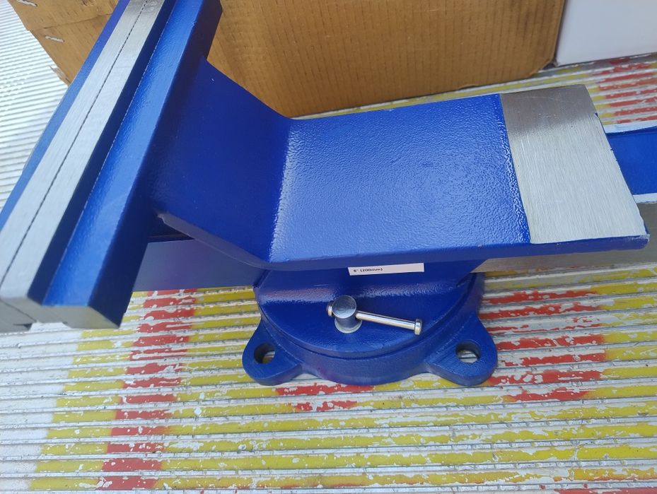 Imadło Ślusarskie Stalowe Obrotowe 8" 200mm