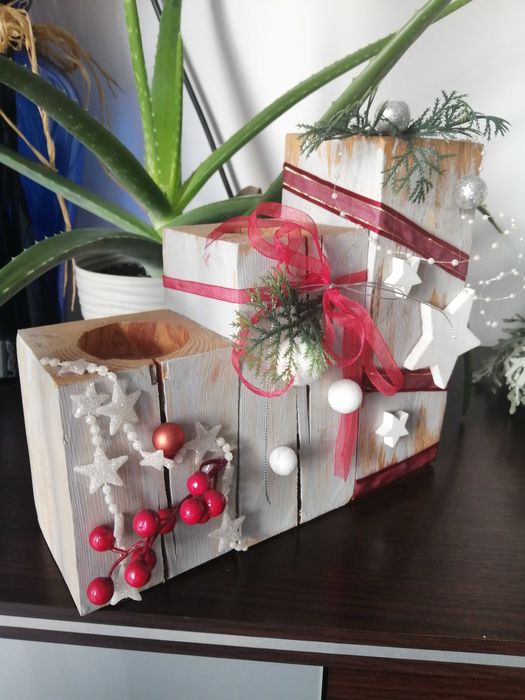 Zestaw 3 świeczników