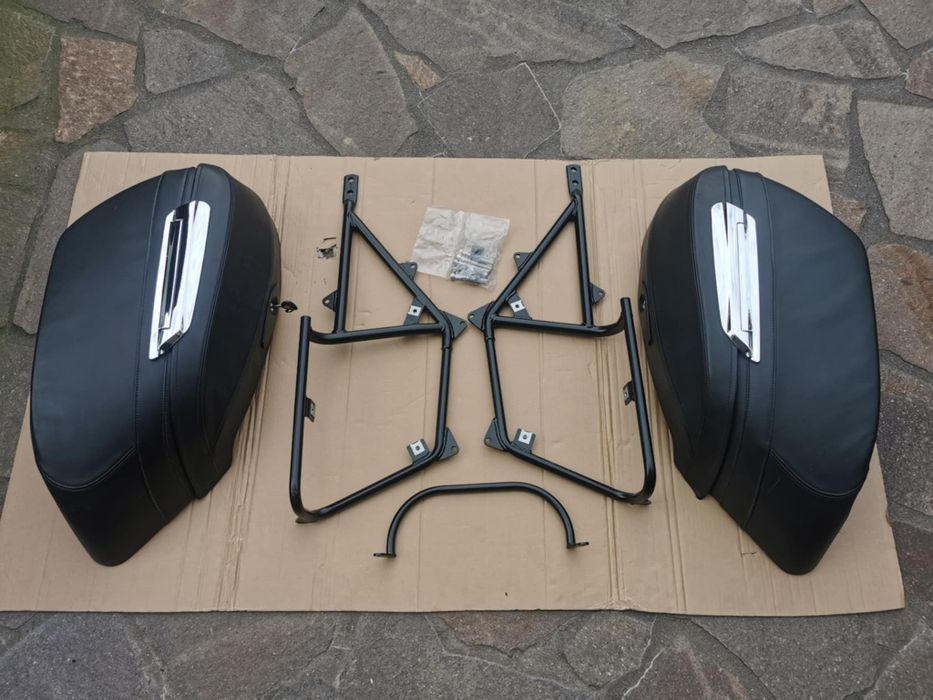 Yamaha XV 1900 Stratoliner Roadliner Midnight Star Sakwy ze stelażem Y