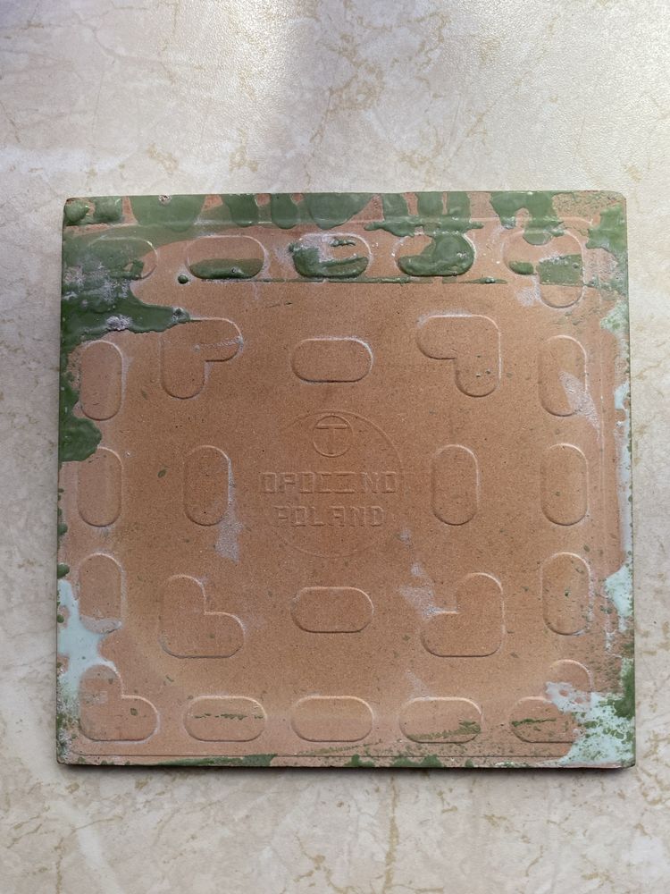 Płytki opoczno zielone 15x15cm ok 100szt