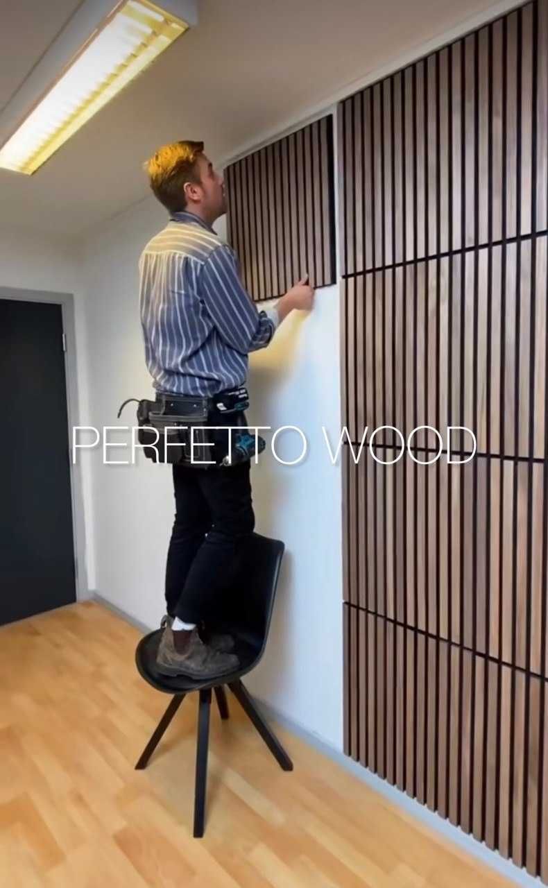 Стінова панель PerfettoWood 3д планки дубові декор від виробника