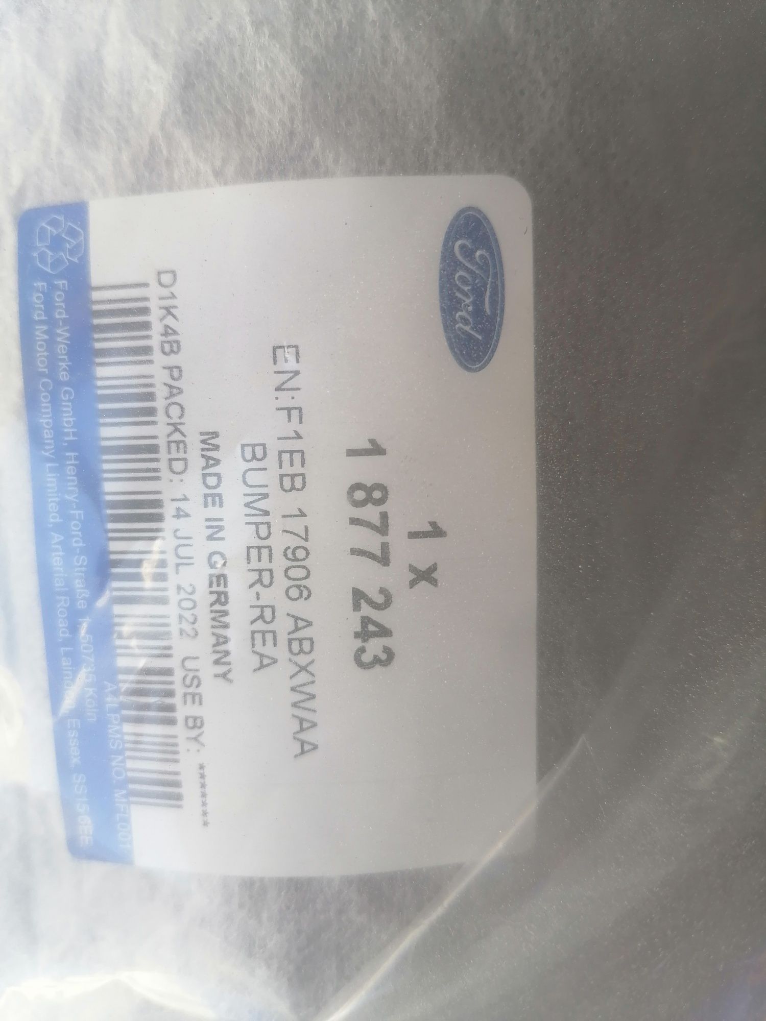 Para choques traseiro Ford focus 2018