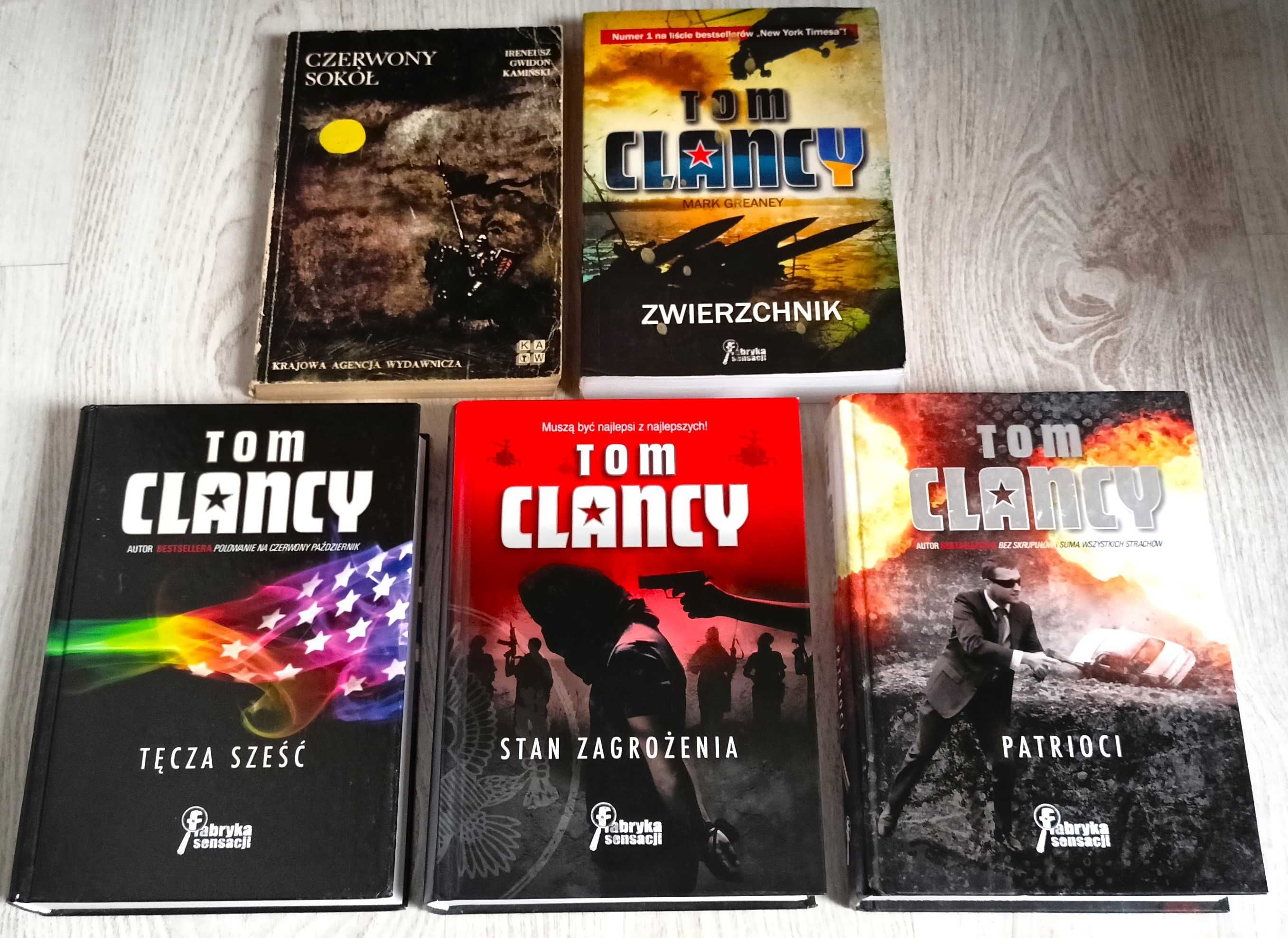 TOM CLANCY Tęcza Sześć + Stan zagrożenia + Patrioci + Zwierzchnik