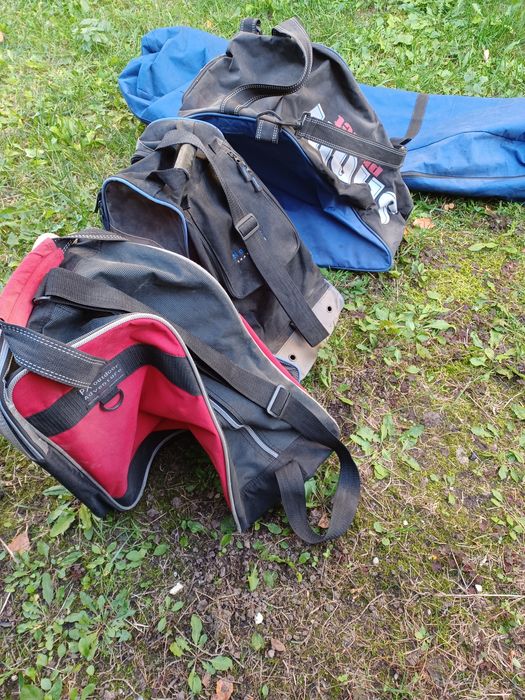 125 cm XL/XXL Kije narciarskie kijki długie pokrowiec na narty buty.