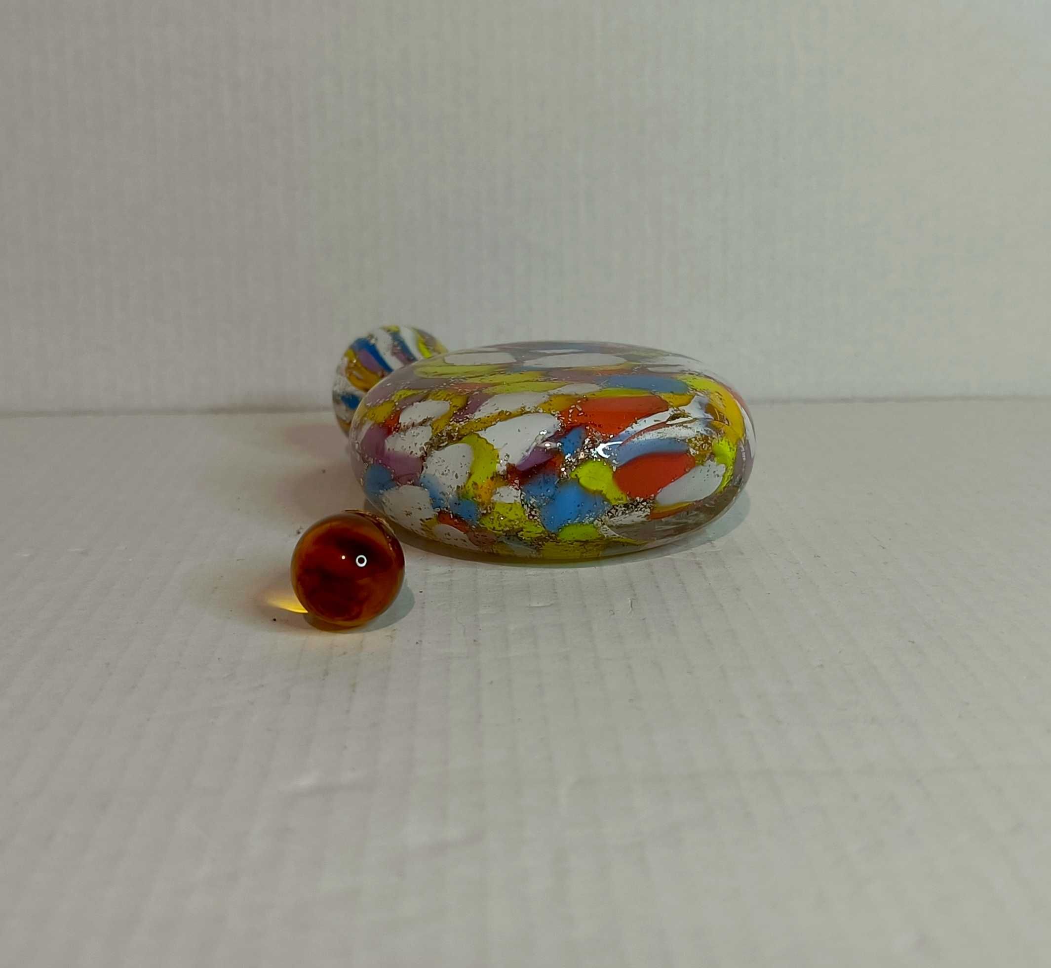 Szklana tabakiera, perfumetka, Murano