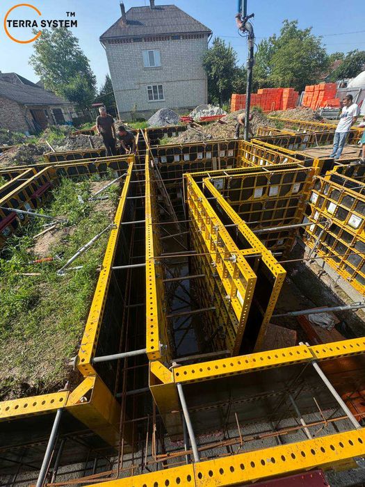 Оренда ДРІБНОЩИТОВОЇ ОПАЛУБКИ, опалубка для фундаментів,легка опалубка