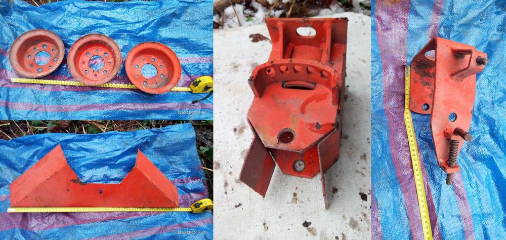 Uchwyty felgi osłony do traktorków kosiarek glebogryzarek