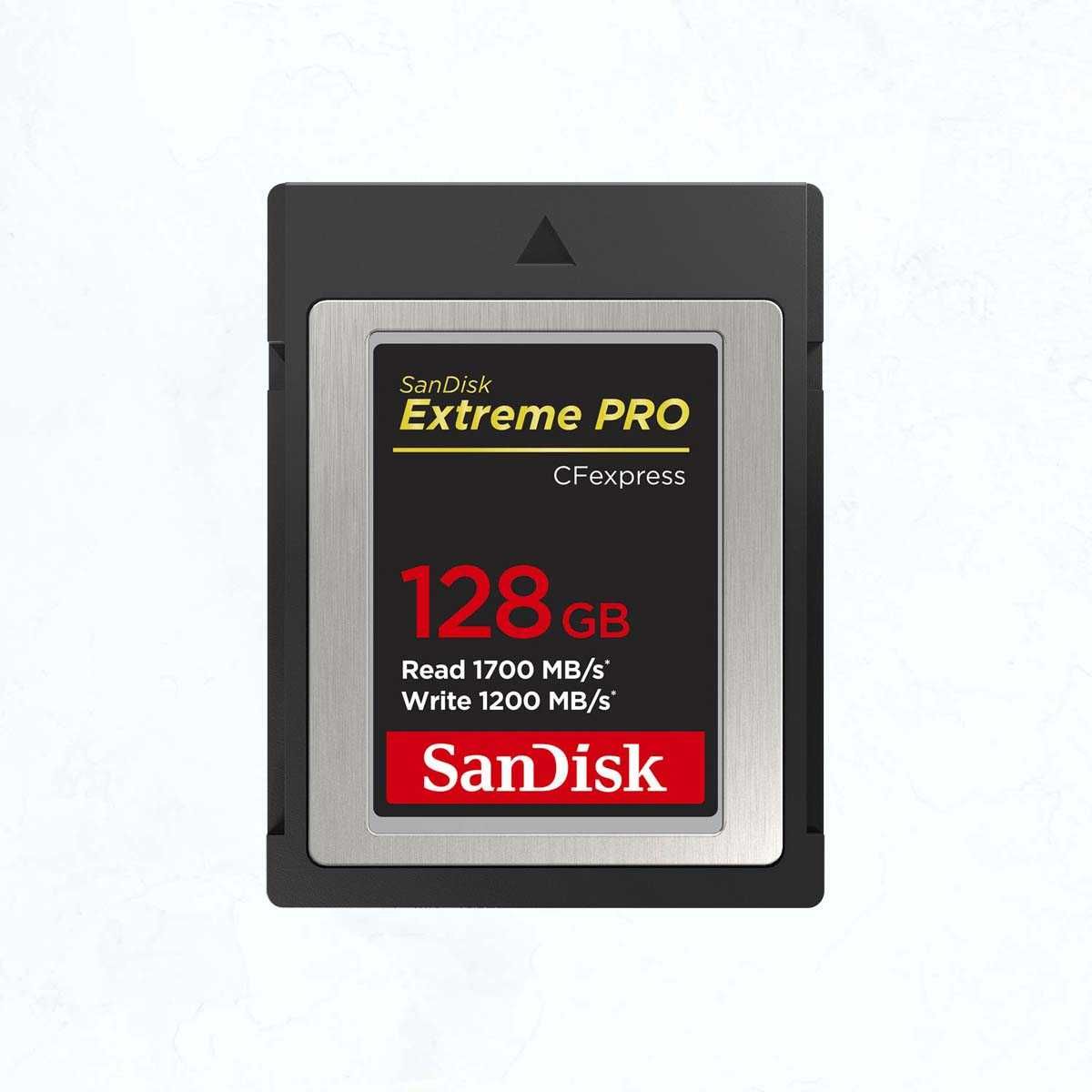 SanDisk 128GB Extreme PRO CFexpress Type B для Nikon Z6 Z7 Canon R5 R6