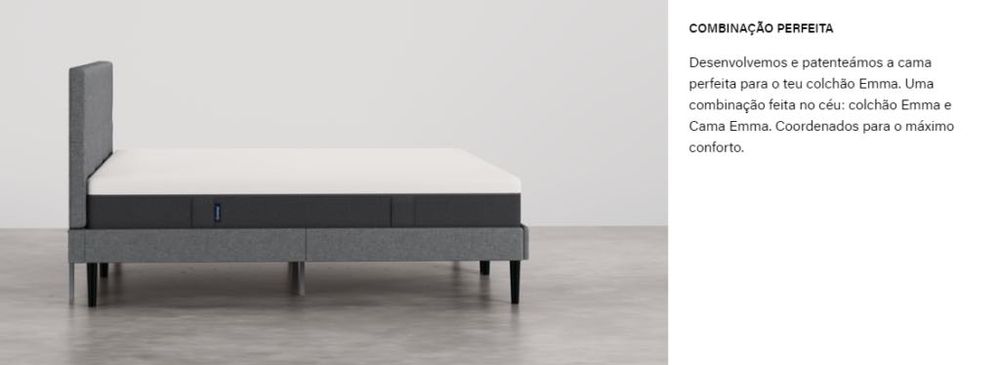 Cama Emma original 200x200x31 (Nova na respetiva embalagem)