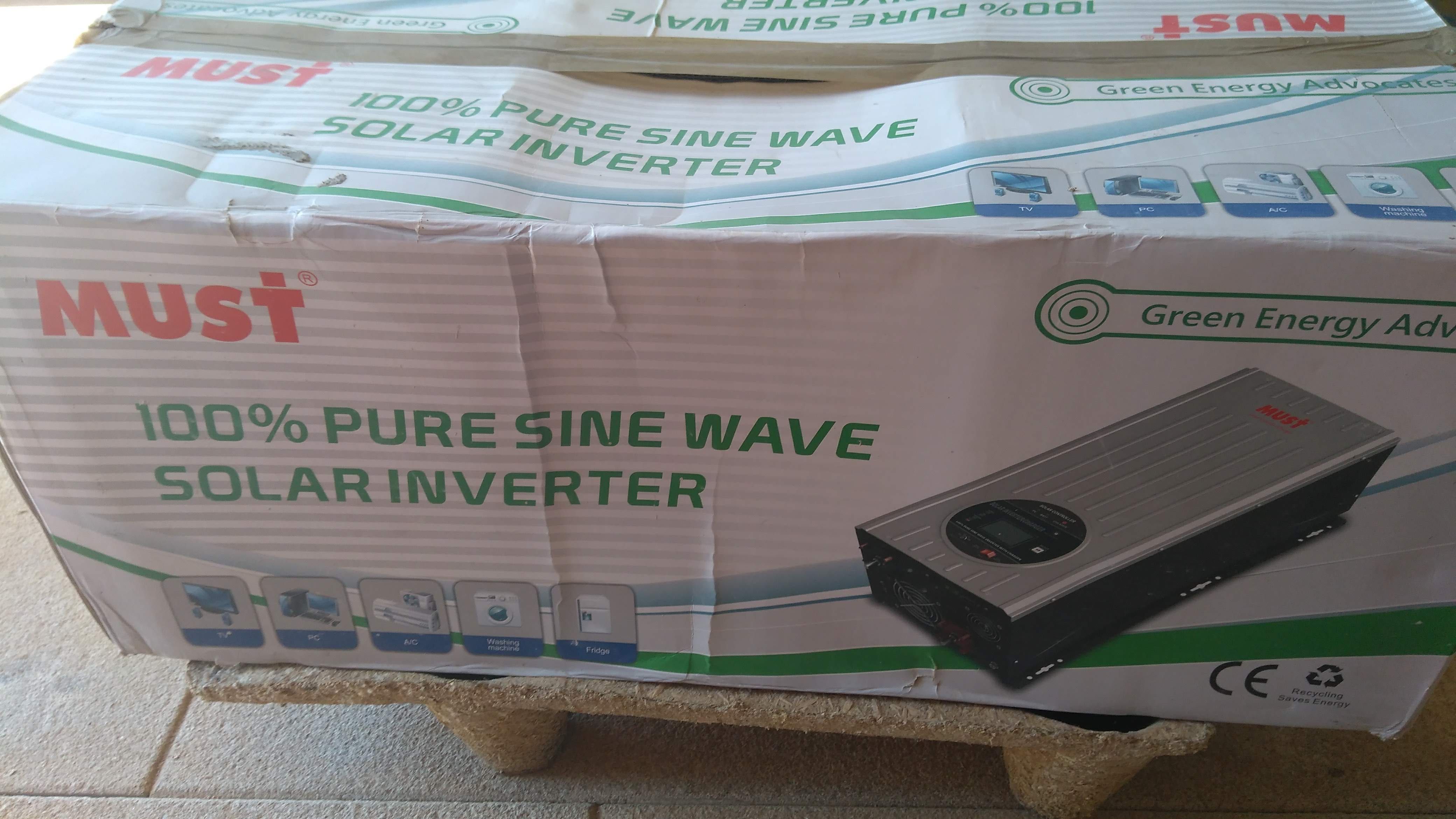Inversor onda pura, controlador e carregador de baterias 6000W