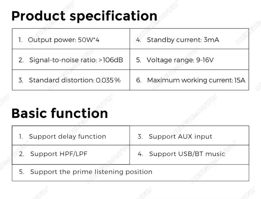 Wzmacniacz samochodowy DSP do Androida