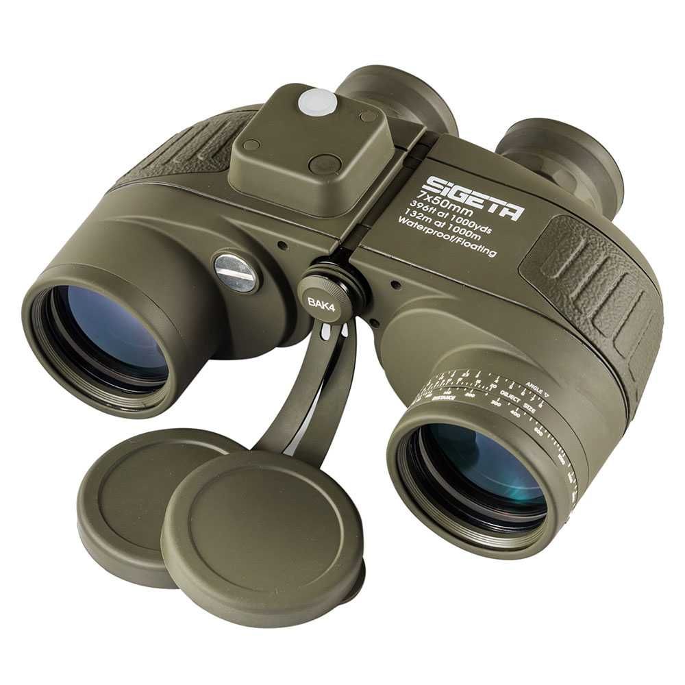 Морской бинокль SIGETA Admiral 7x50 Military floating/compass/reticle