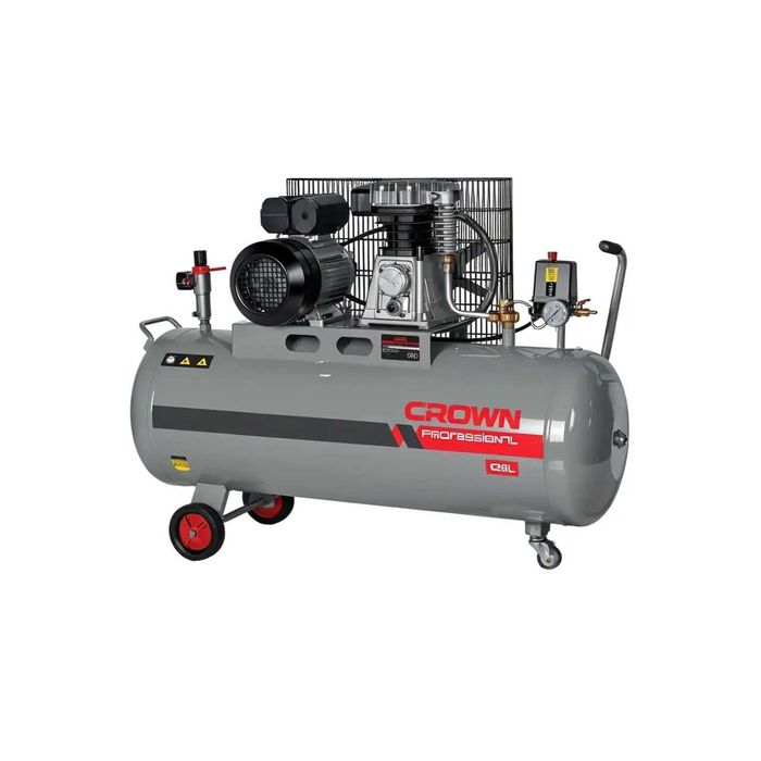 Компресор повітряний CROWN 100 л 2.6 кВт 10атм 380 л/хв компрессор PL