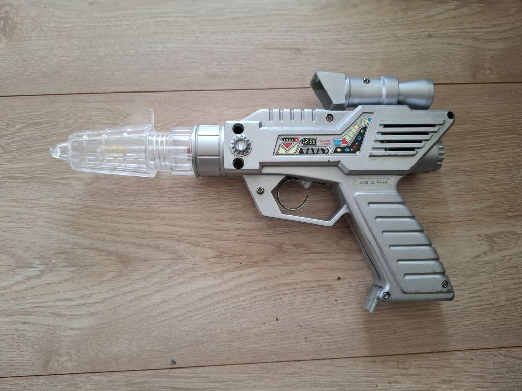 Pistolet Galaxy, zabawka z czasów PRL, lata 80-90, pudełko oryginalne