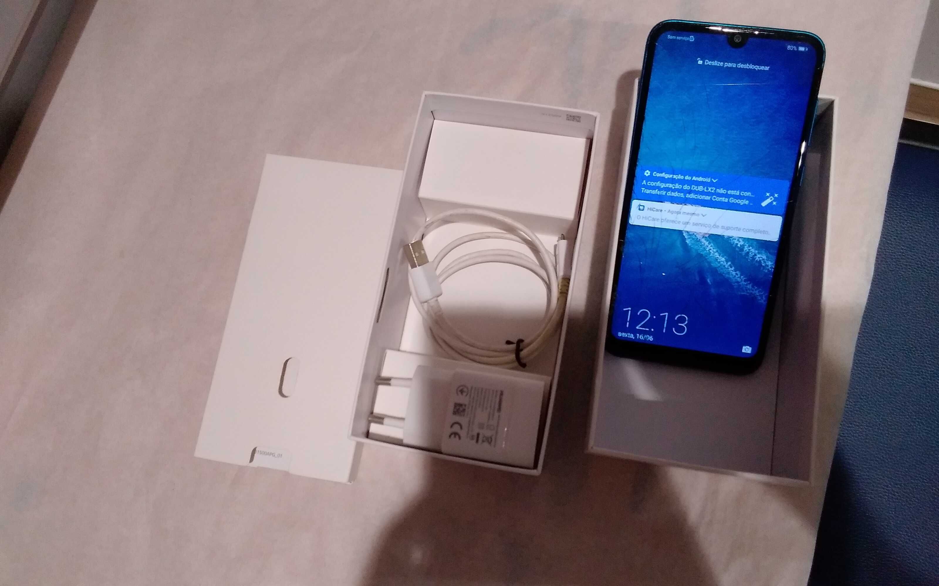 Smartphone Huawei  Y7 Pro (ecrã rachado)