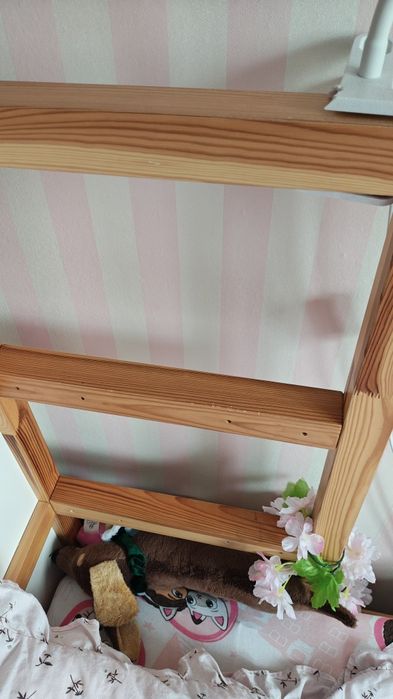 Łóżko Kura Ikea piętrowe dwustronne