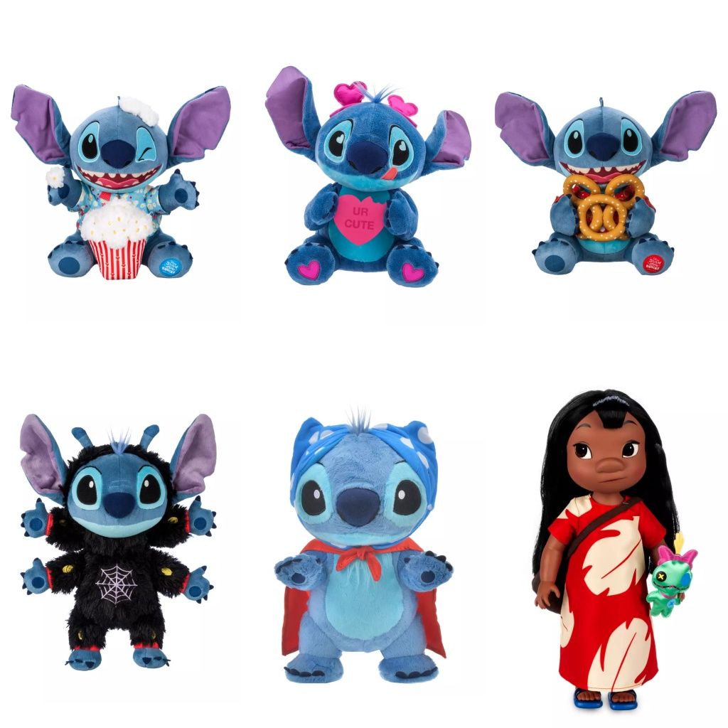 Peluche Disney Stitch Lilo Scrump (novos)