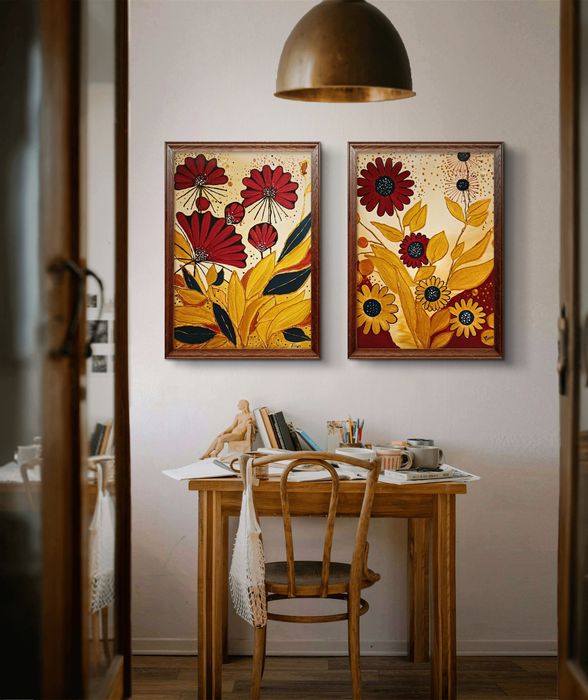 Obrazy akrylowe rękodzieło