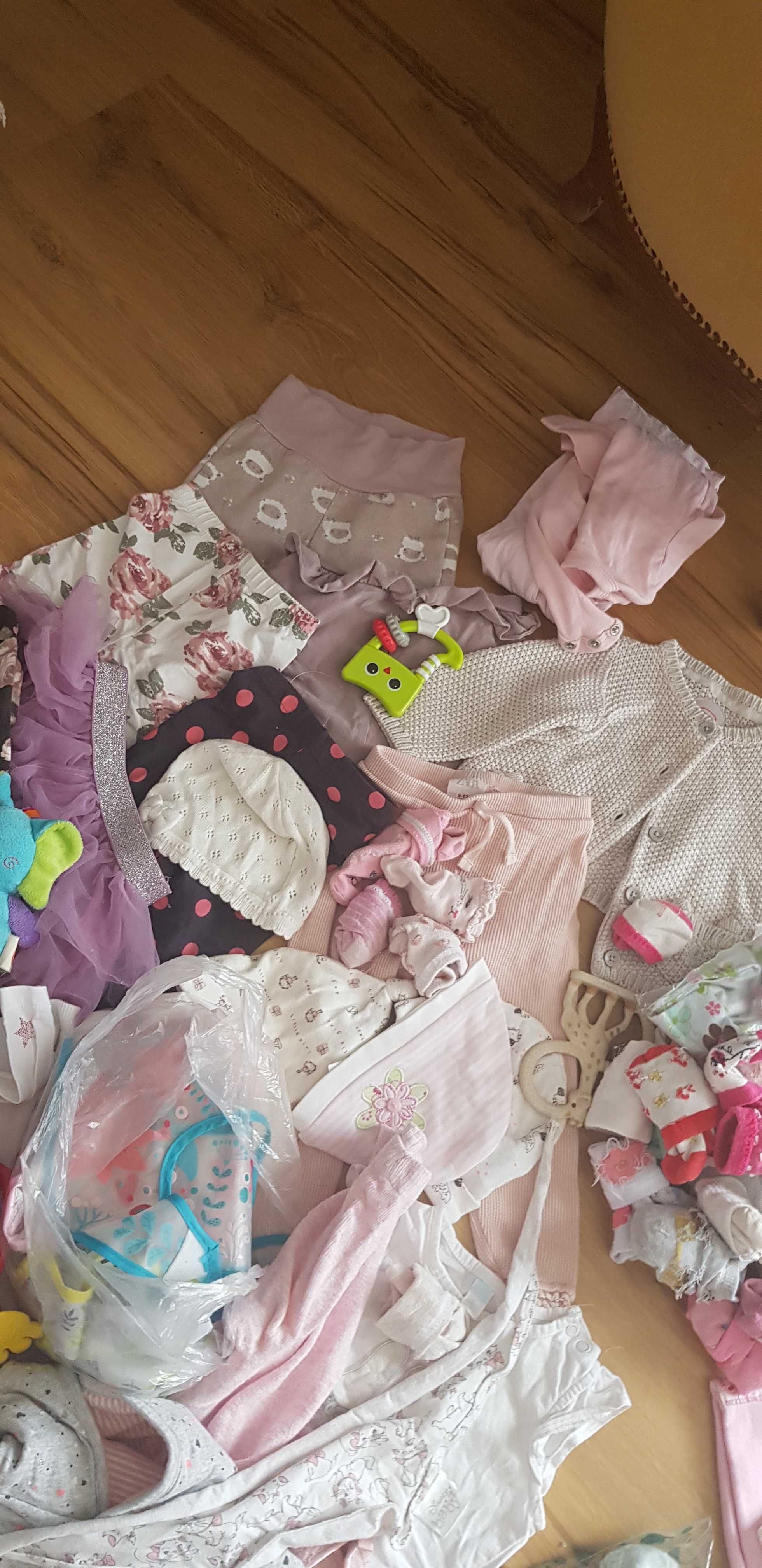 Paka ubran dla dziewczynki 62-80 hm zara smyk