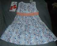 Vestido + lacinhos cabelo novos