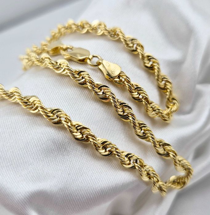 Złoty łańcuszek KORDEL 7,15g PR.585 14K dl. 50cm