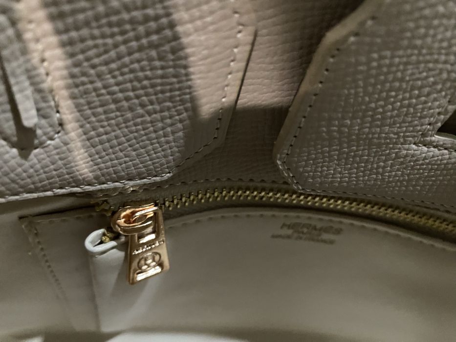 Сумка hermes birkin 35 см бежева