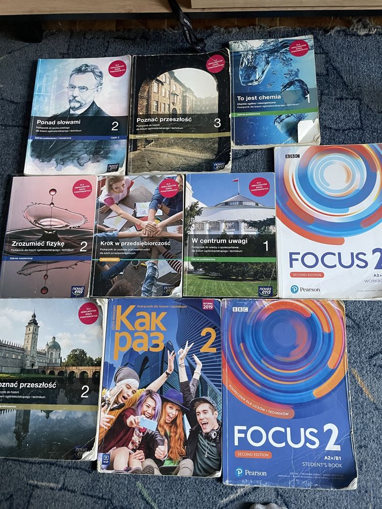 Ksiazki 1,2,3 liceum/technikum